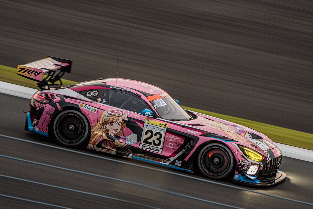 F8三陸海岸 富士24時間連覇のTKRI松永建設AMG GT3🎉 前年覇者の速さを随所で