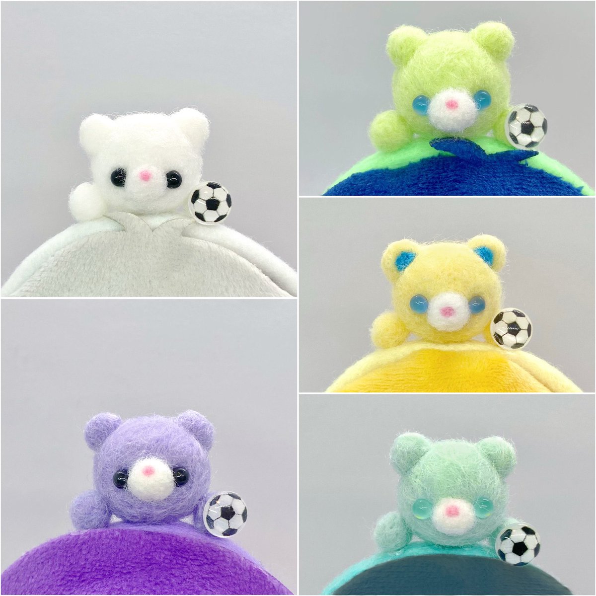mo9nosan's tweet photo. 06/28開催【星に願いを Together Until The End 星願2026】にてクマサッカーカチューシャ（ｷｬﾗﾓﾁｰﾌ）の頒布を考えてます🧸⚽️
カチューシャの制作数の参考にしたいため、よろしければリプ欄のアンケートにご協力いただけると嬉しいです🙇‍♀️ https://t.co/20tkL91nMn