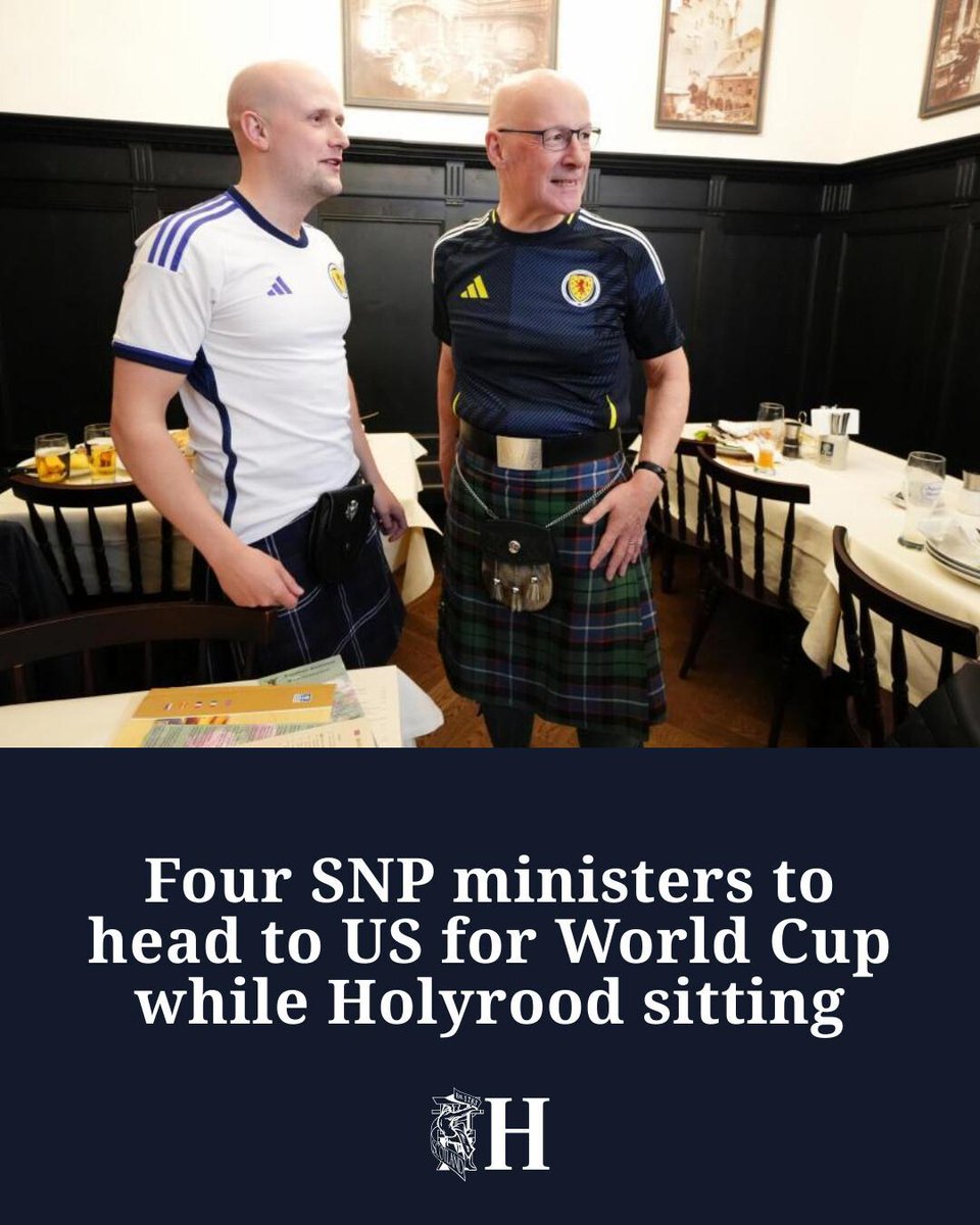 heraldscotland's tweet photo. They will jet off to the US 👇 https://t.co/1xtcTNGgfD