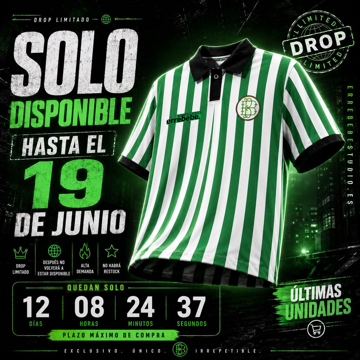 errebebe_studio's tweet photo. ¡NO ESTARÁ PARA SIEMPRE!

Hazte con la tuya antes que desaparezca, plazo máximo 19 de JUNIO.

💚🇪🇺👇

https://t.co/As92j8AKXs https://t.co/fuPswKn3EI