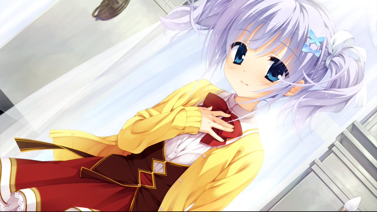 Afterallow's tweet photo. 白鹿愛莉√終わりました
アフター回収のちラスト√行きます

思ったより時間かかった......
＃天色アイルノーツ https://t.co/nVBZBMNTJq