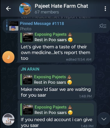 SaffronPhobia's tweet photo. The ugly Face of Pakistani Inbreds spewing Venom Against Indian on Social Media 24*7 and The all Coordination between Mooslims and Europeans to Spread misinfo and Farm Hatred against Indians.

A Exposing Thread 🧵 https://t.co/QxisDOmGys