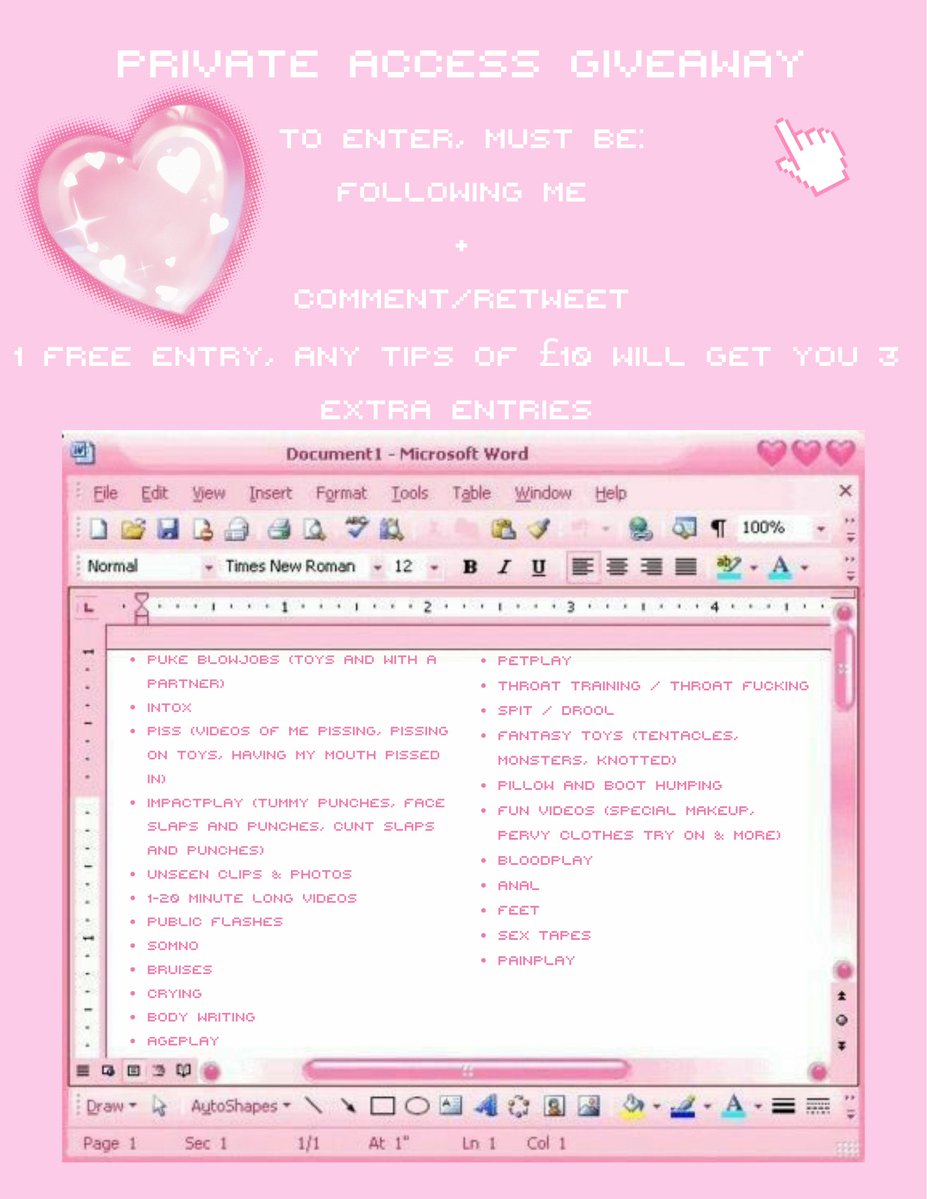 fetishmutt's tweet photo. ⋆౨ৎ˚⟡ PRIV GIVEAWAY ALERT! ⟡˚౨ৎ⋆

────୨ৎ────

જ⁀➴ ♡ 1 FREE ENTRY
જ⁀➴ ♡ FOLLOW ME, COMMENT & RT
જ⁀➴ ♡ £10 TIP = 3 EXTRA ENTRIES
જ⁀➴ ♡ WINNER MUST AGE VERIFY
જ⁀➴ ♡ ENDS IN 72 HOURS 

────୨ৎ────

There could be multiple winners! For every £100 out of my monthly £1000 goal, i’m doing a priv giveaway! So depending on where the goal is at in 72 hours (1PM BST on 10th June) depends on how many winners :-)