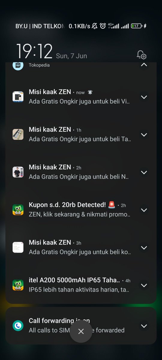 zenwcksn's tweet photo. Ini notif sejam sekali banget cuy @tokopedia bisa lebih annoying lagi ga? https://t.co/j7ncooBU5Y