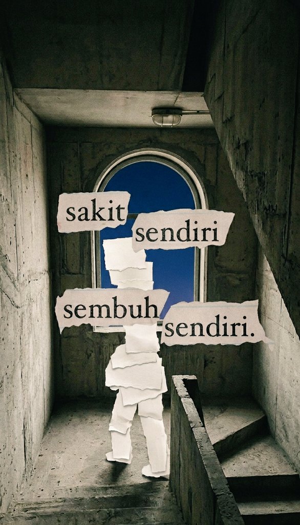 txtdariyelllow's tweet photo. Peluk jauh untuk kita semua yang pernah ada di fase "sakit sendiri, sembuh sendiri." 💛

​Enggak ada yang tahu berapa kali kamu menangis di sudut kamar, berapa malam yang kamu habiskan dengan isi kepala yang bising, sampai akhirnya kamu bisa berdiri lagi hari ini dengan senyuman yang sama.

​Menjadi kuat itu pilihan yang dipaksakan oleh keadaan, aku tahu itu. Tapi lihat dirimu sekarang, kamu berhasil melewatinya. Terima kasih ya sudah bertahan dengan caramu sendiri. Kamu hebat, sangat hebat.