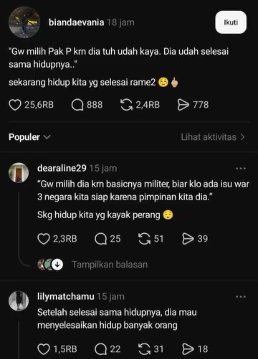 MurtadhaOne1's tweet photo. Penyesalan selalu belakangan
karena kalo di depan namanya pendaftaran https://t.co/jA8GckT0L8
