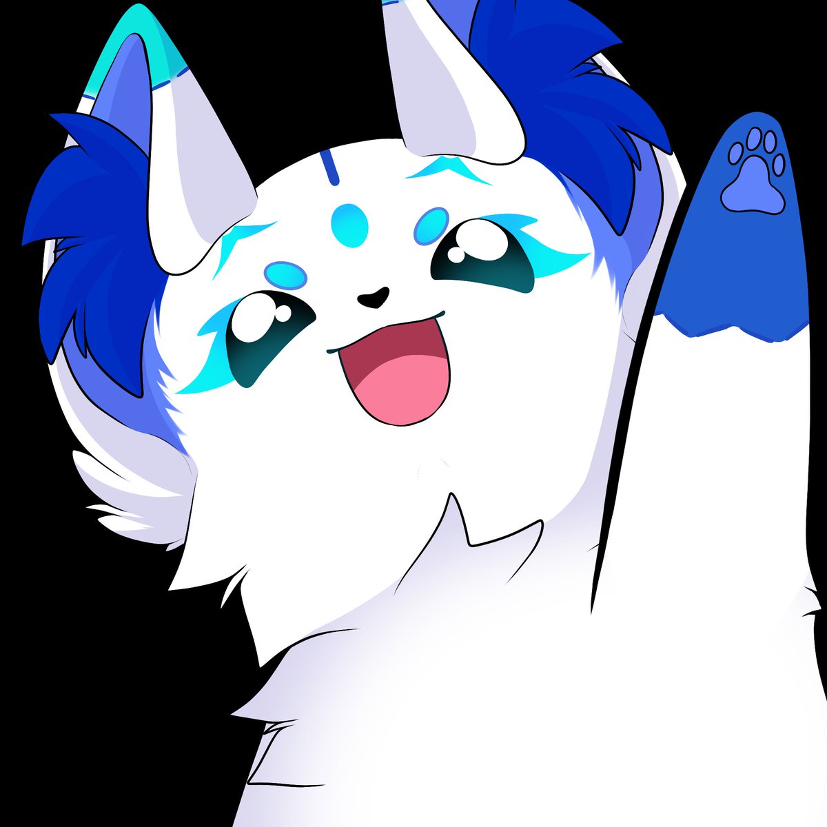 MagicMallokay's tweet photo. @IndieVtubers Looking for indie you say? Then hiya I think you found the right fox 🤍💙 https://t.co/S3nibsBJD8