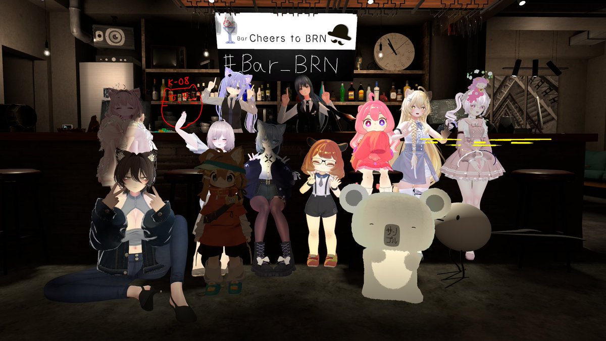 not_kou's tweet photo. わたしたち、ちびっこ集団ですー
 #Bar_BRN https://t.co/dNQua3sFMA
