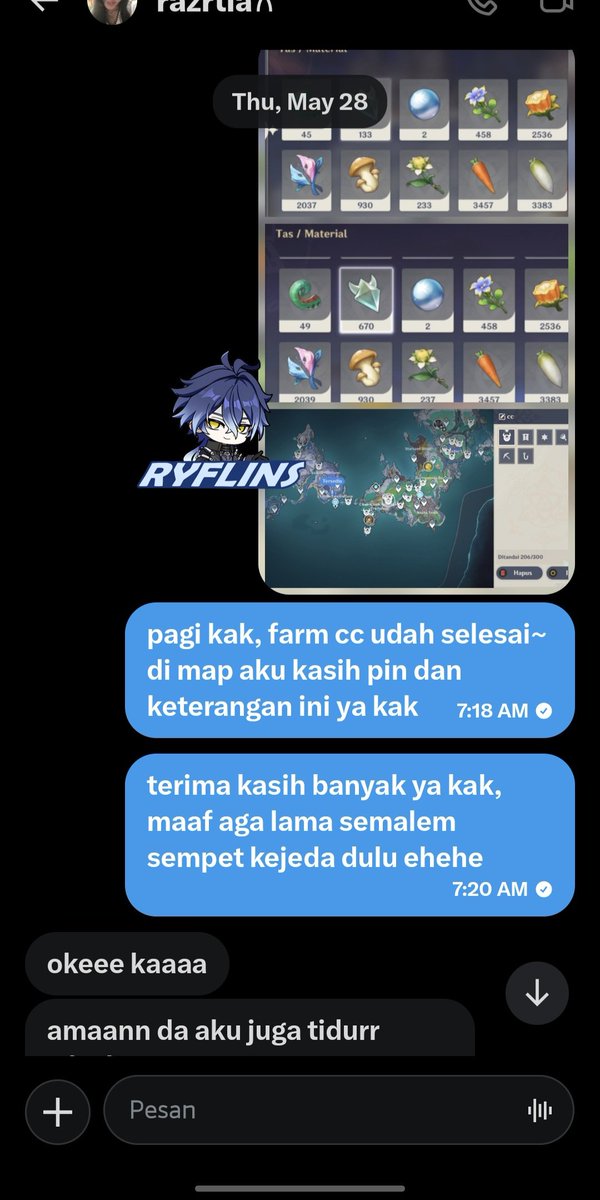 RYFLINS's tweet photo. Joki farm material https://t.co/HZ4xPtqG5G