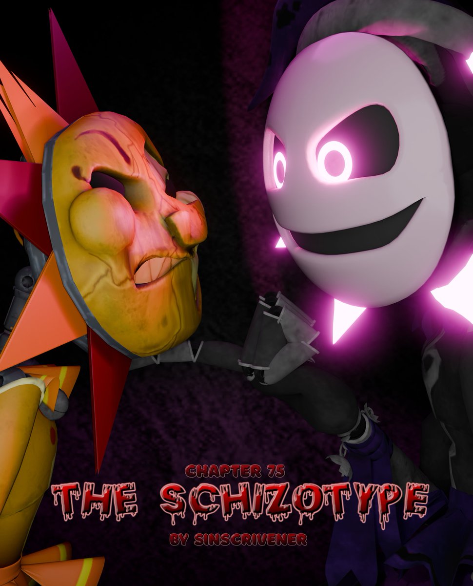 ConnyBlood's tweet photo. Cover for the fanfic chapter of the talented @SinScrivener !
Want to read a little about Bloody Night's second personality? Welcome!
https://t.co/xBBfyszylj
Solar oc by @SinScrivener
#FNAF #securitybreach #fnafsb #originalcharacters #blender
#solar #lellay https://t.co/SZoKkzuvlx