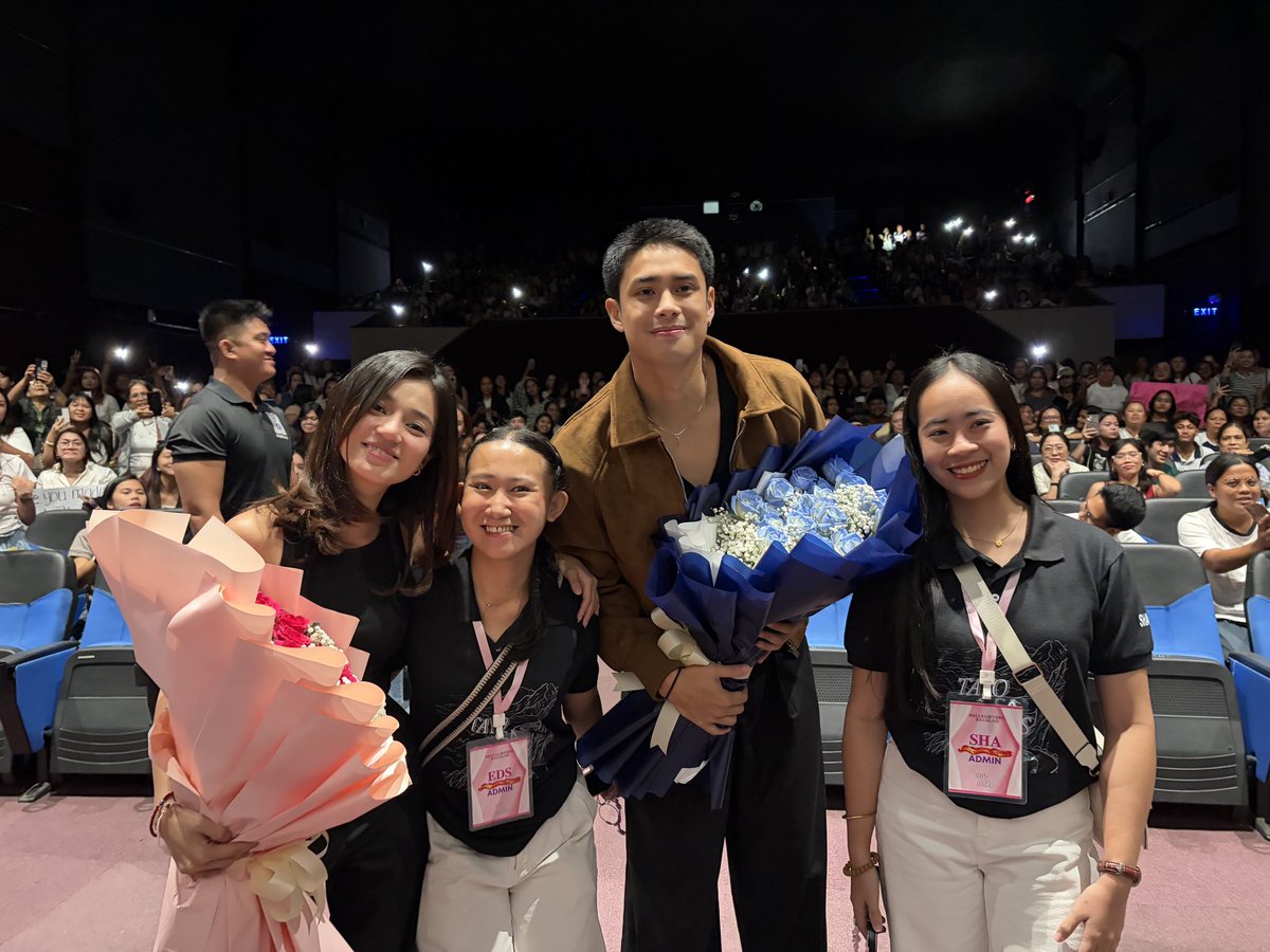 StarCinema's tweet photo. Donny Pangilinan and Belle Mariano at the Blockscreening of Bellievers. ✨

📍SM Bacolod | Cinema 2

Get your tickets now and experience Tayo Sa Wakas! Visit https://t.co/GWCheUqXxs 🎟️

#TayoSaWakas — a 33rd anniversary offering from Star Cinema, a film by Cathy Garcia-Sampana.

NOW SHOWING on its SECOND WEEK in cinemas nationwide.