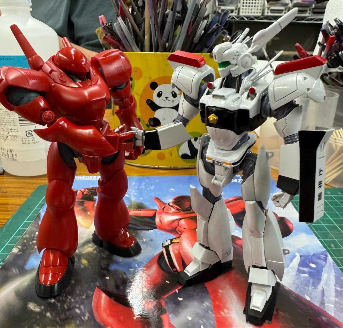 doteya's tweet photo. 先日ポストした今作ってるものが完成したので、秋葉原工作室さん主催のグッスマ関連のメーカー製限定の展覧会に出展させていただいてます。
月末まで、イエローサブマリン秋葉原ミントさんに展示されております。

#月城つくル https://t.co/d7nC1rzYQf