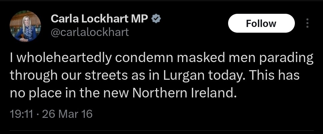 thecrockettire's tweet photo. @carlalockhart Whats the facts Carla?? What has Sorcha said which was not factual?

I suppose youre gonna make some bullshit up about being there as a peacekeeper, to keep the cowardly masked thugs in check?

I look forward to your post today condemning them like you do others. https://t.co/upbbfHjyWD