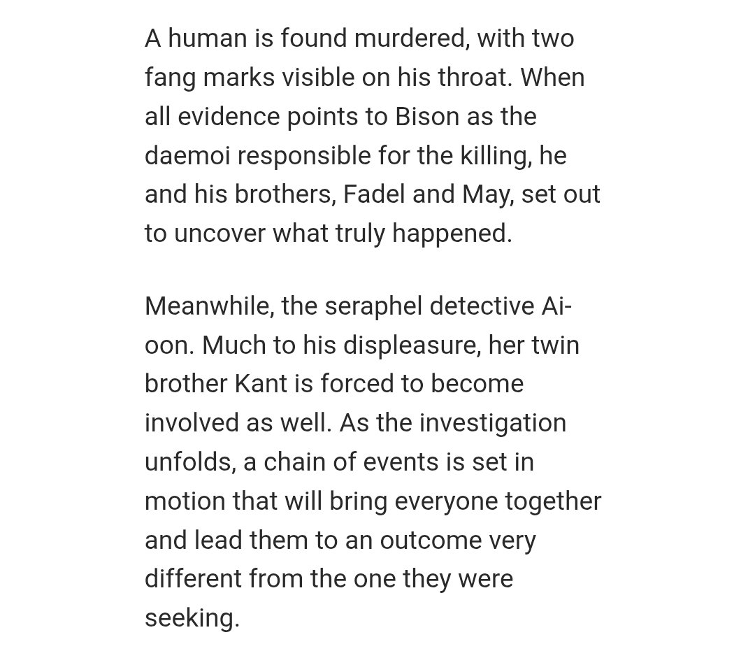 DanaLovesOhana's tweet photo. So, I’ve gone back to Dopamine &amp; Blood, my mainly KantBison fanfic where Kant is an immortal being with angel-like traits, while Bison becomes another immortal creature, somewhere between a demon and a vampire.

https://t.co/WYt4l17fbC https://t.co/RTgn60SB4O