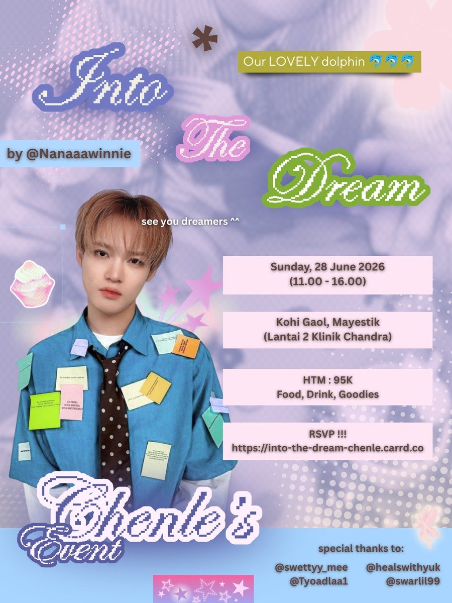 uchiclarista03_'s tweet photo. Halo teman-teman Dreamers! 💚

Terima kasih atas antusiasme kalian yang sudah mendaftar di acara "Into The Dream - Chenle's Event".

Kami ingin menyampaikan update penting mengenai lokasi acara. Demi kelancaran bersama dan menghindari pembatalan dari venue sebelumnya, lokasi resmi dipindahkan ke:

📍 Kohi Gaol, Mayestik (Lantai 2 Klinik Chandra)
(Lokasi strategis & tidak jauh dari Blok M)

Dengan HTM tetap sama, di tempat baru ini kita justru dapat banyak keuntungan:
✨ Durasi penuh 5 jam sesuai rundown.
✨ Tempat lebih luas & nyaman untuk kumpul/foto.
✨ Fasilitas lengkap (ada toilet & ruang solat).
✨ Menu lebih mengenyangkan.

Detail jam acara dan rundown bisa dicek di bawah ini, ya.

Jika ada teman-teman yang merasa keberatan dengan perubahan venue ini dan ingin mengundurkan diri, tidak apa-apa ya. Kami sangat memahami keputusan masing-masing 💚

Mohon maaf atas perubahan mendadak ini. Sampai jumpa hari Minggu, 28 Juni 2026! 🐬✨