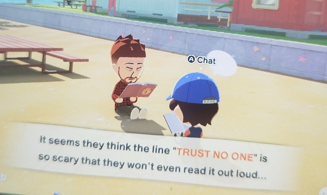 Ax0ulotl's tweet photo. Gave them a journal and now I'm worried they'll accidentally summon a demon

#gravityfalls #tomodachilife2 https://t.co/SHsBZCzR4c