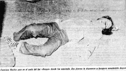 CarlosDeUrrecha's tweet photo. "Le dispararon un tiro en la cabeza a bocajarro y lo remataron en el suelo"
D. Francisco Machío Martos amenazado y asesinado impunemente a balazos en Azpeitia por los cobardes de ETA

"En su funeral sólo hubo 10 personas en la iglesia"
https://t.co/DIG7CKSxP5 https://t.co/lDbnMxBDjU
