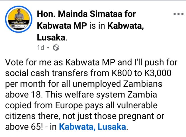 SimukokoJones's tweet photo. What would you call this? Vision or just a lie straight on the face of the youths in that constituency? He is promising K3000 for unemployed youths above 18 every man🤔... Guys?? https://t.co/3ufLais2s6