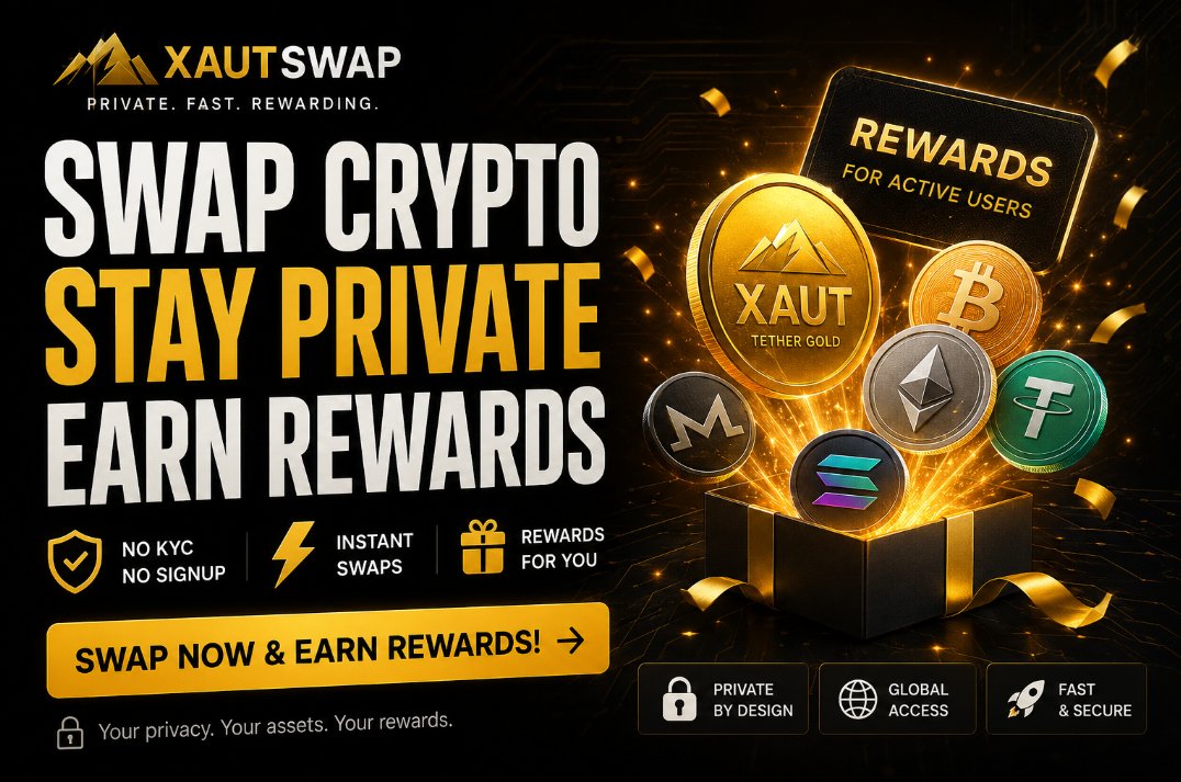 PredatorBandgdl's tweet photo. KYC is the new surveillance.
Swap XAUT, BTC, ETH, USDT &amp; 60+ coins in minutes. No account. No passport. No nonsense.
Privacy isn't dead — you're just using the wrong exchange.
 https://t.co/yLINxyB79q 🚀 https://t.co/QAtn7GsPLL