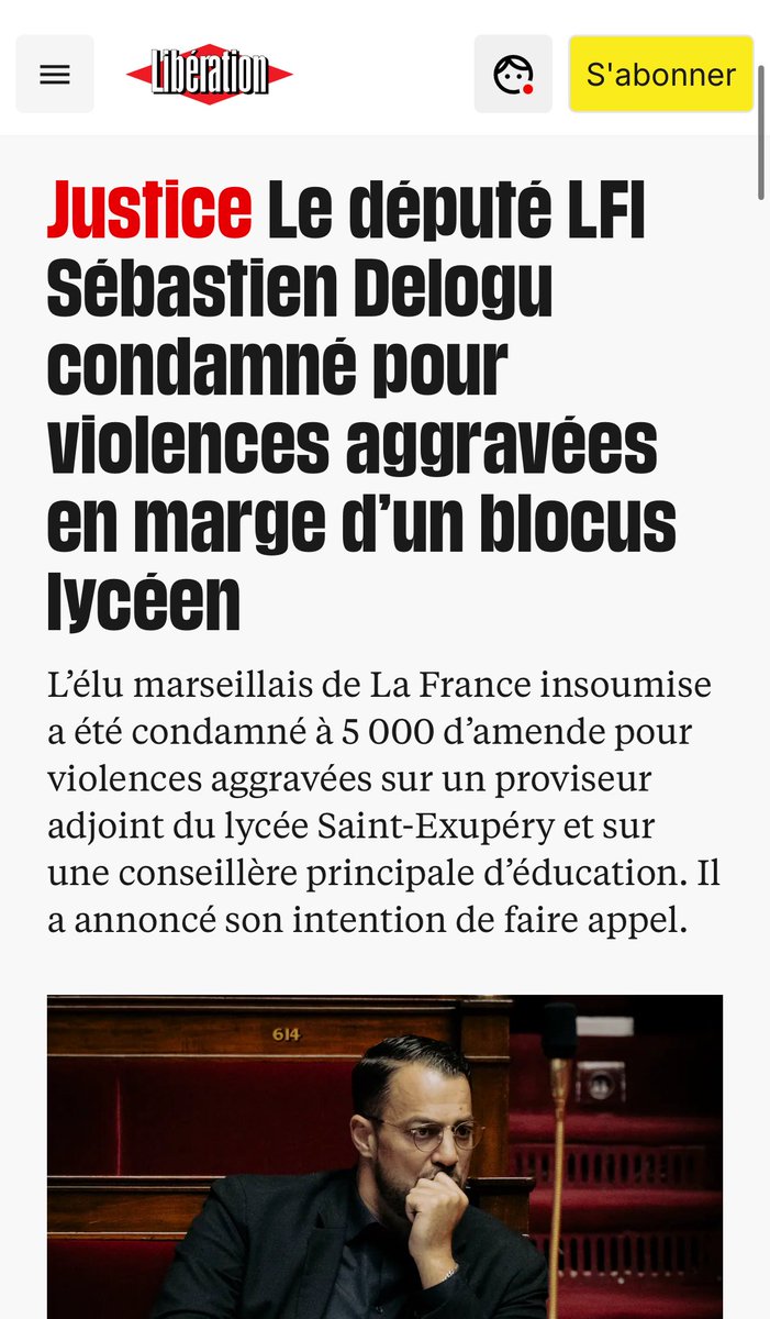StephaneVojetta's tweet photo. Cette andouille de Delogu n’est même pas capable de comprendre que mon tweet faisait référence à une série de délits commis par lui (condamné pour aggression physique de femmes fonctionnaires) mais aussi par d’autres députés de son camp (achat de drogue = aveu de Kerbrat) ou d’autres (détournement de fonds 🇪🇺 = condamnation du RN).

S’il ne m’avait pas bloqué (et s’il savait lire) je lui aurais souhaité bonne chance avec sa plainte et ses menaces de petite frappe.

Allez Seb, la bise 😘 et on se revoit en 2027.