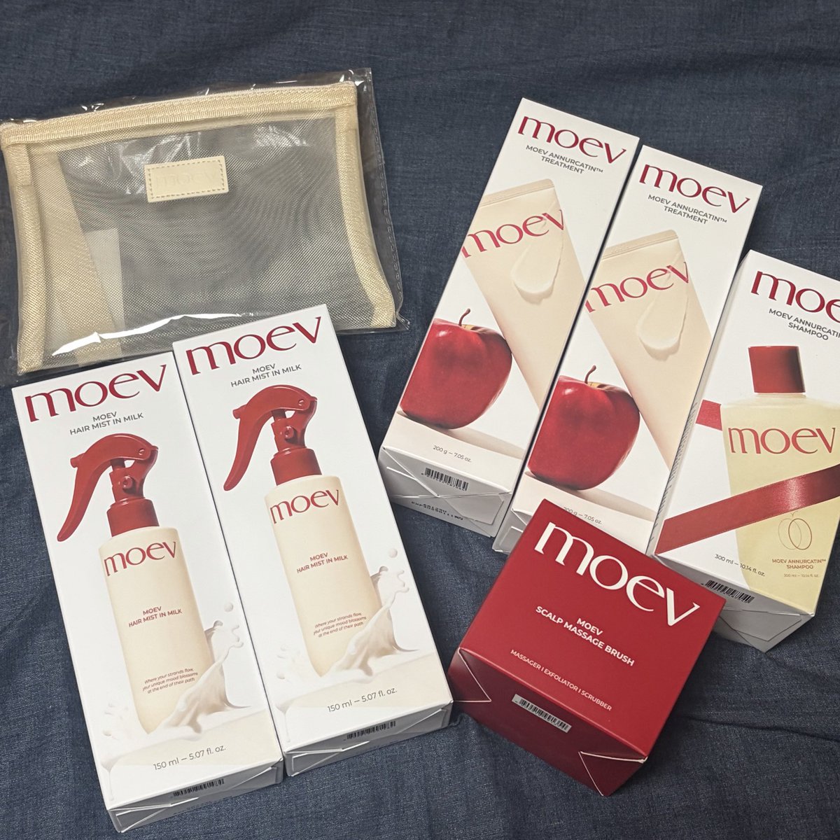 odenden0627590's tweet photo. moev届いた〜💓
トリートメント不足ぜったい陥るから3アイテムの2個はトリートメントにした！
ミスト試しに使ってみたけど、結構しっかり香りもあって良きかな🫶 https://t.co/OcR32Stwz1