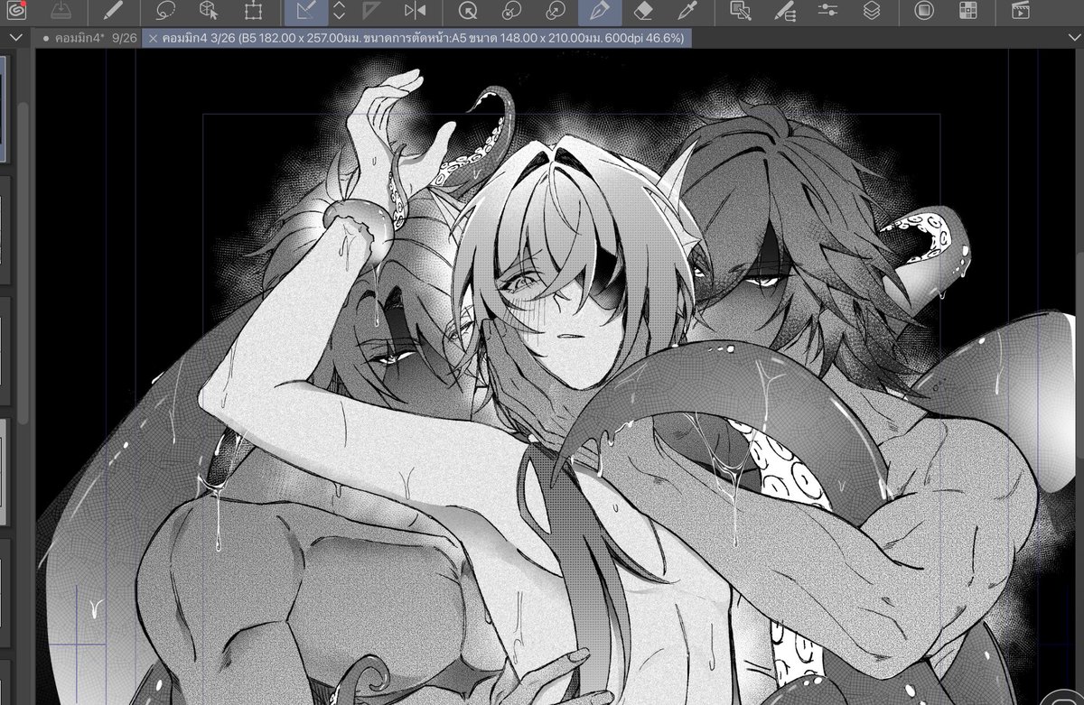 nahikarill's tweet photo. ภูมิใจในการวาดกล้ามมาก😭🙏 (เดี๋ยวมาลบ) https://t.co/jW1N9dyPPa