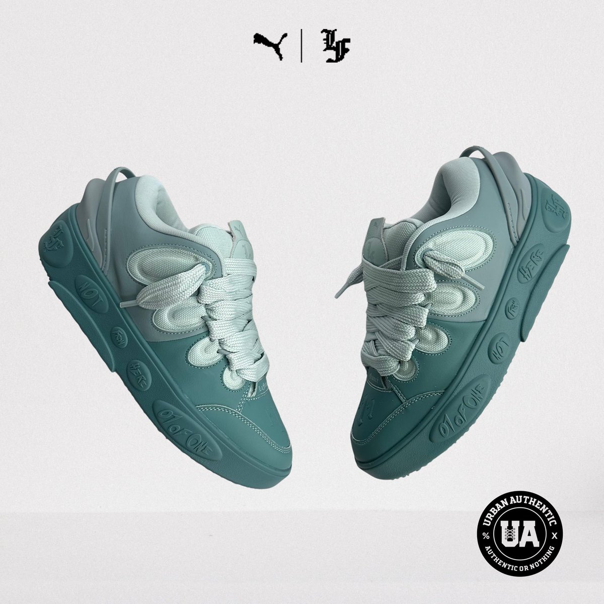urban_authentic's tweet photo. Size: UK 9 EU 43 US 10
Price: GHc 1,749
Item: Puma® x La Francé Icey
PO/SKU No: 312979 01
Color:  Baltic Sea blue/Sea Foam https://t.co/0iqOrblIrG