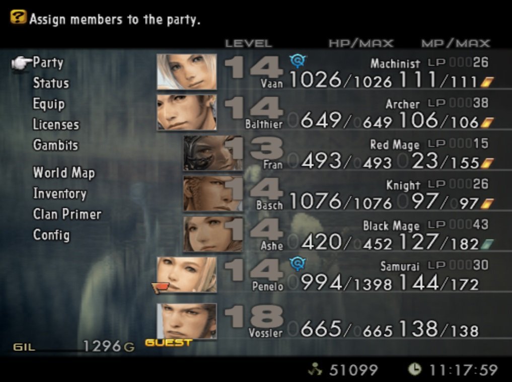warper2509's tweet photo. A série Final Fantasy sempre teve menus incríveis, né? O que acho mais bonito e organizado é o do FFXII, tudo nele é completamente intuitivo e funcional.

Qual é o seu favorito? https://t.co/KU2T9zdRlI