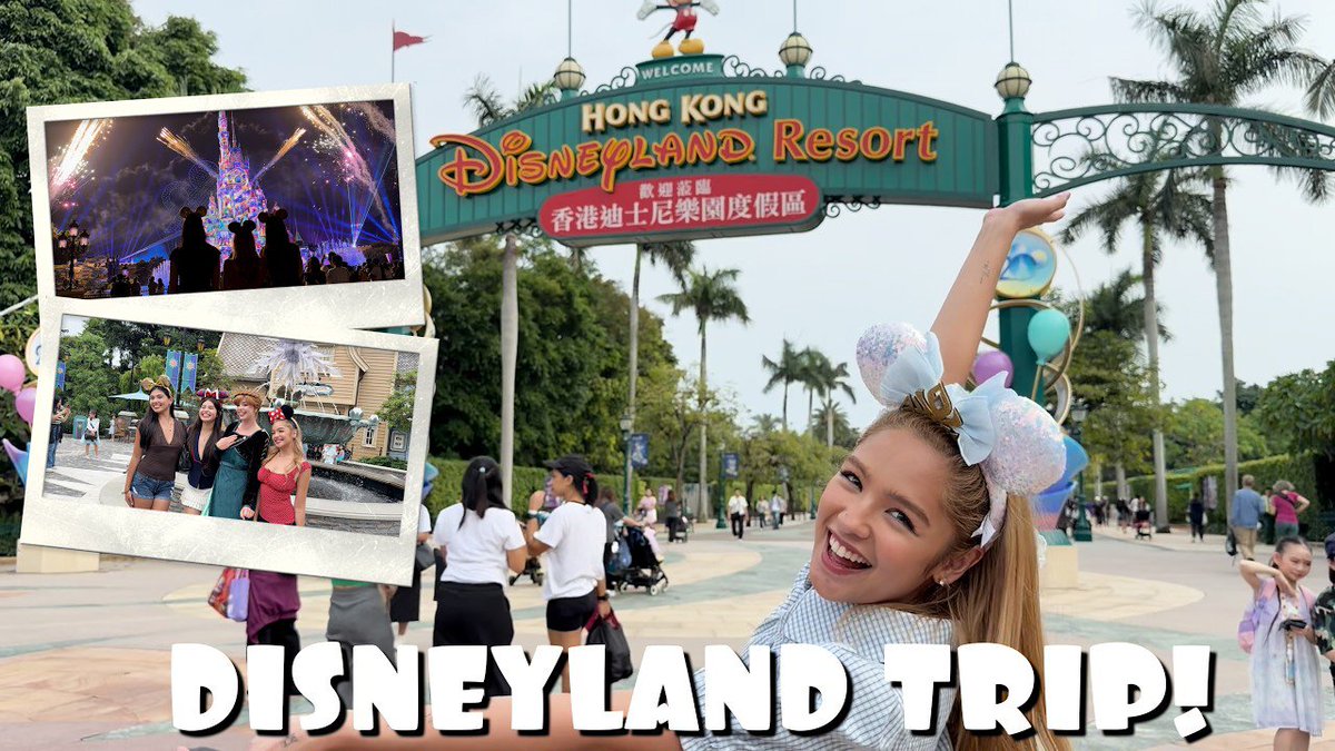 blythecharmline's tweet photo. My Magical Day at Hongkong Disneyland || Andrea Brillantes 

— #AndreaBrillantes is back on YouTube!

Watch Now: https://t.co/uUTsLmzqi4

NEW VIDEOS EVERY SUNDAY! https://t.co/xLD6hCM9Xs