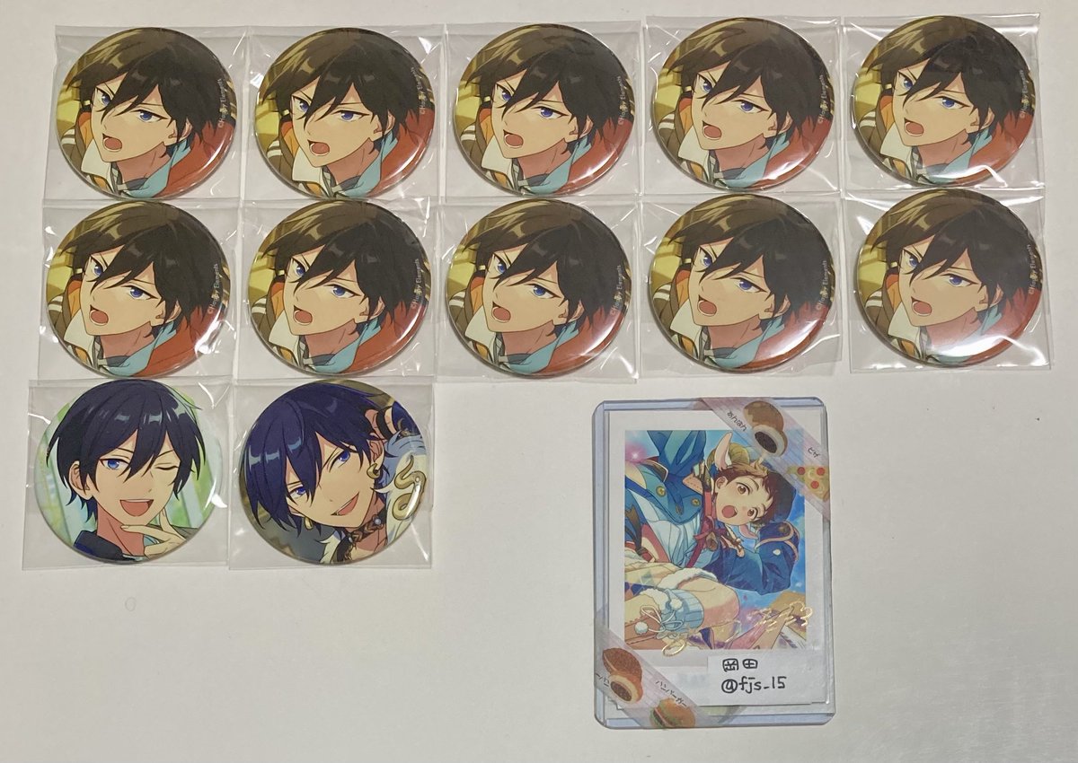 譲渡】あんスタ コレクション缶バッジ コレ缶 Feb. casual idol 譲