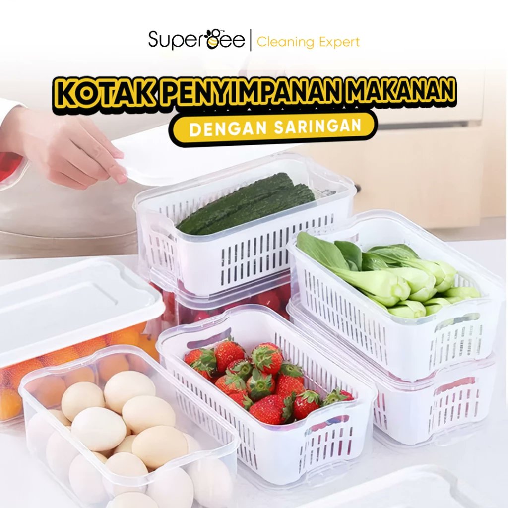 lyyn_sha's tweet photo. Buat yang lagi beresin isi kulkas atau cari inspirasi penyimpanan makanan, aku taruh referensinya di bawah ya 👇🧊

[HARGA GROSIR] SUPERBEE Kotak Penyimpanan Makanan dengan Saringan Fresh Box Kedap Udara
https://t.co/gpYp5F5juv

Murah, rekomendasi produk, minggu #zonauangㅤ https://t.co/eBsBmVaWsT