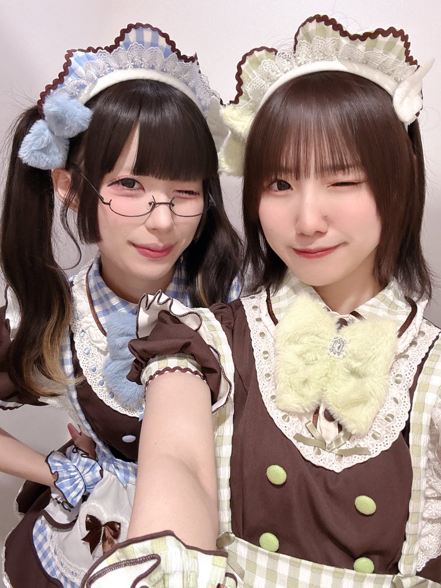 maid_alpha2's tweet photo. 🩵ボンボンショコラギンガムメイド💚 https://t.co/khaPfAkOGb