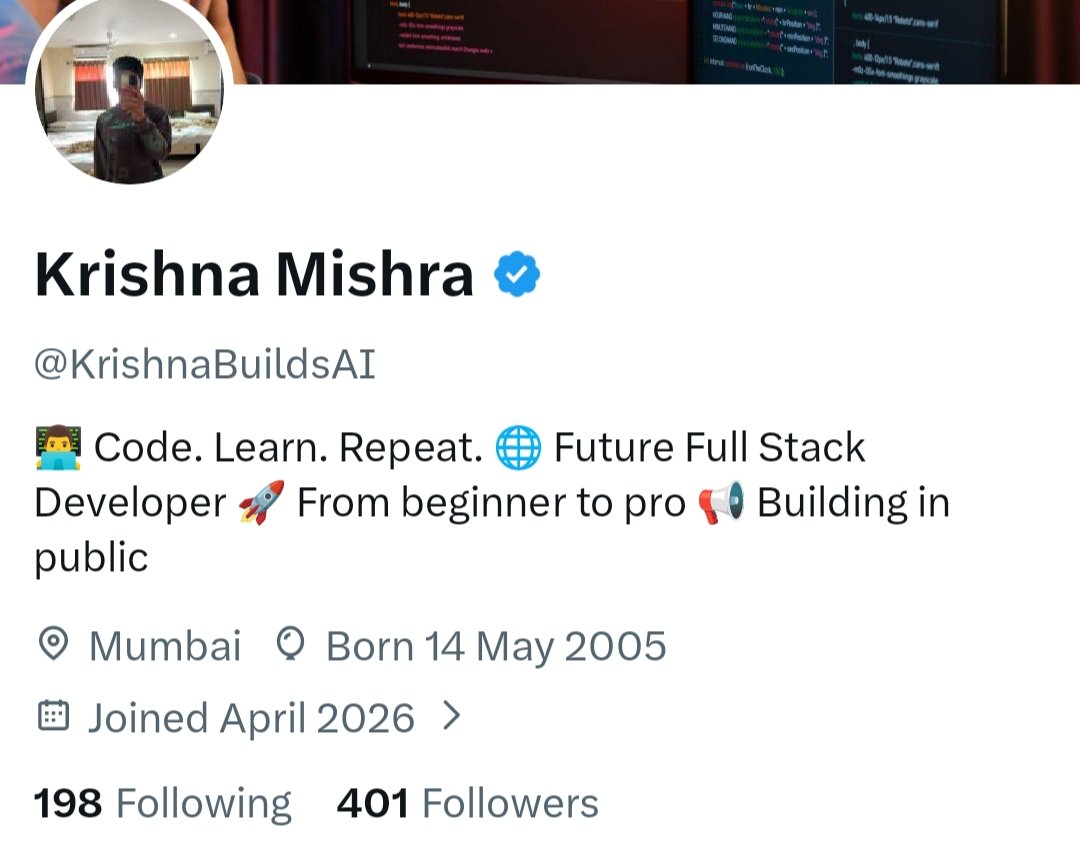 Krishna Mishra tweet media