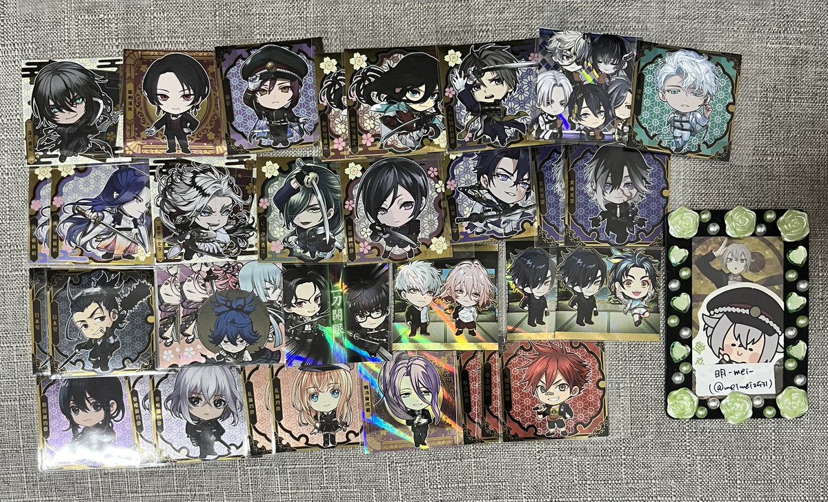 meimei2531's tweet photo. 【交換･譲渡】刀剣乱舞 とうらぶ にふぉるめーしょん ステッカー

譲→天下五剣、雲生、和泉守、長谷部、実休、加州、孫六、面影、青江、鯰尾、丙子、道誉、日本号、愛染、骨喰、薬研、骨喰、乱、日光、左文字、江、真田、伊達

詳細は2枚目

郵送>手渡し
検索からもお気軽にお声掛けください https://t.co/C7hqZM7t3e