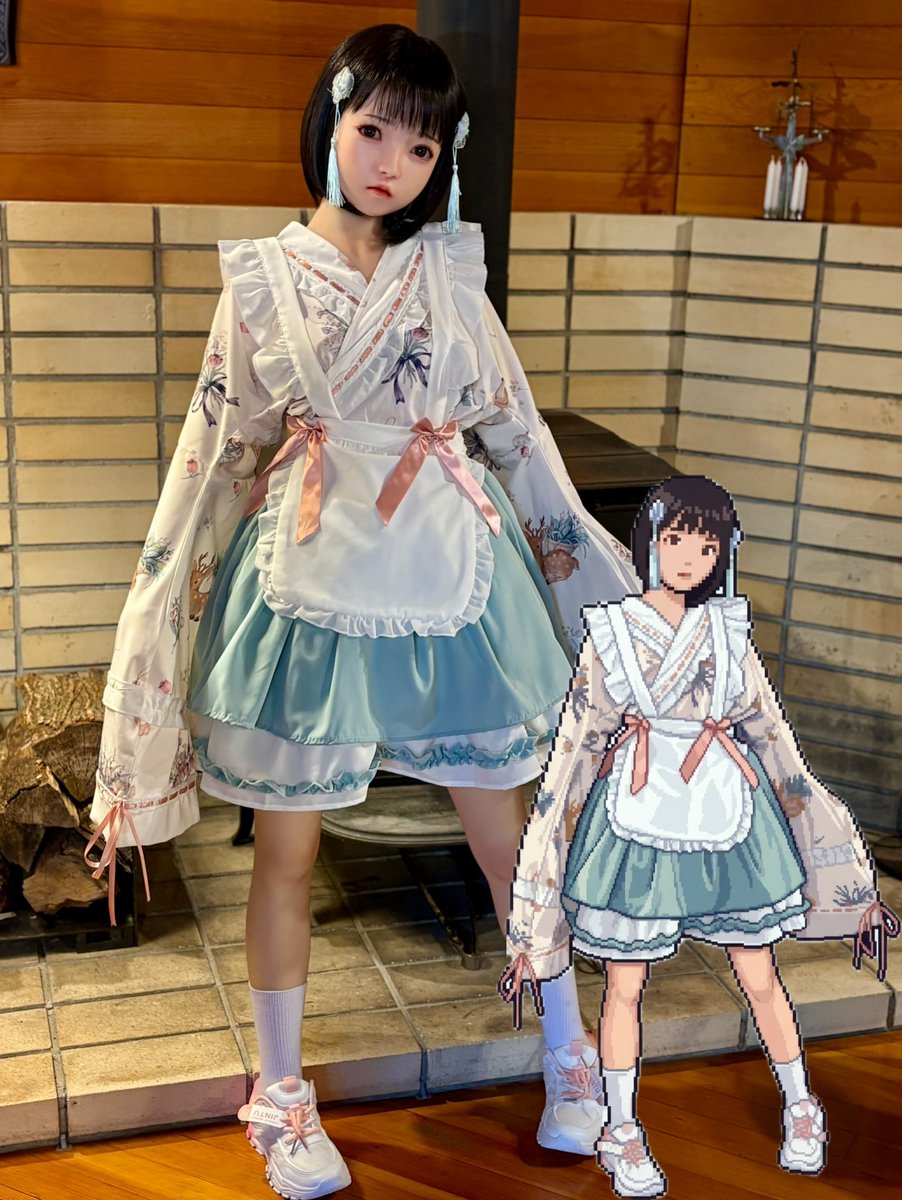 love_ken_shocho's tweet photo. ドット絵コラボが流行る気がして。。😁 https://t.co/cpDcTc5JyY