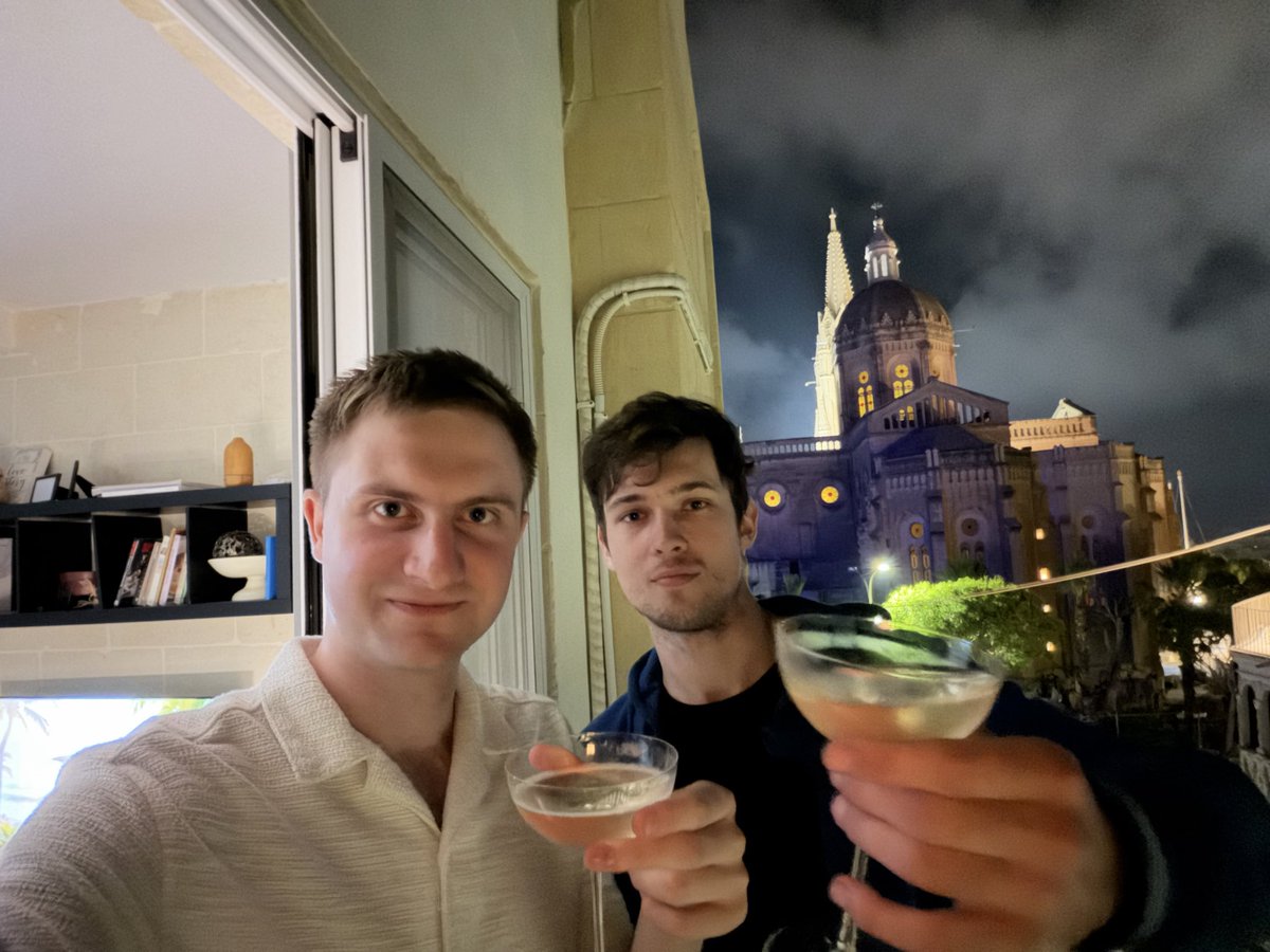 AIvanTrue's tweet photo. I finally met my-founder after 4 years.

Since the war started in Ukraine @VadimBaranivsky could’t leave the country.
 
We met at the first year of Uni in 2019 and then split our ways for a while, until GPT came out and we both decided to quit our jobs and start a company.

Although our first attempt took 2 years and we kind of failed with Caseguru.

We have learned unbelievable amount of things which allowed @LexideskAI to exist.

Anyway.

He still could not leave, but to really take Lexidesk to the next level we needed to meet.

So, he decided to take a leap of faith and walk from Voroktha in Ukraine to Romania via forests…

This trip of a lifetime took 14 days with almost no food! 

By the end of it, he almost got caught as well…

This game changing move and many others is what is takes to build a succesfull start-up.

Lexidesk 2.0 is coming!