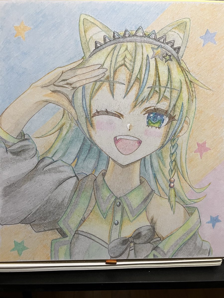 ry45yOm1nMHDzXN's tweet photo. イラストレーター・vtuberのえれっと先生のファンアートを描かせて頂きました…！🙏
#絵れっと 
#イラスト https://t.co/zPmyImxriX