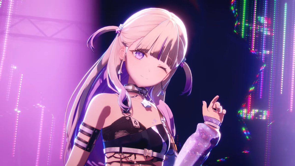 AbsoluteVergil's tweet photo. #ぶんぶんばんちょー  #轟はじめ生誕���2026
Bancho's base form: Baby speech, derpy. Aura 35/100
Bancho when dancing &amp; singing: Aura 100/100, Cool and Swag
Onee-san Long Hair Bancho: Super Sexy and Cool. 
this outfit and hairstyle skyrocketed her s*x appeal so much. https://t.co/6X3YA1vJbN