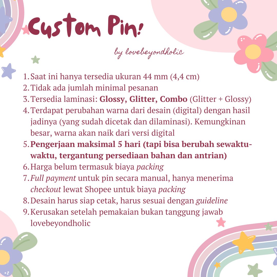 s a r a | rent boots 👢 custom pin tanpa min qty tweet media