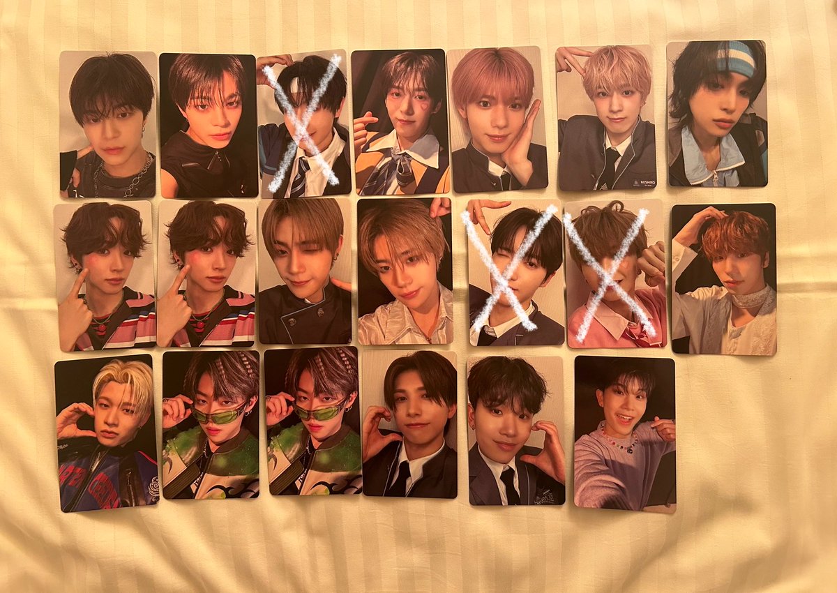 ktfk__'s tweet photo. PRODUCE 101 JAPAN 新世界 日プ新世界交換 ファイナル グッズ トレカ ポジション衣装

譲）画像参照(照井 シンヘン 矢田 青沼 小野 加藤 リッキー シヨン 小林 杉山 濱田 後藤 アダム)

求）買取(ご提示ください)

郵送での交換
 
#日プ新世界交換 https://t.co/juSKZSLSE2