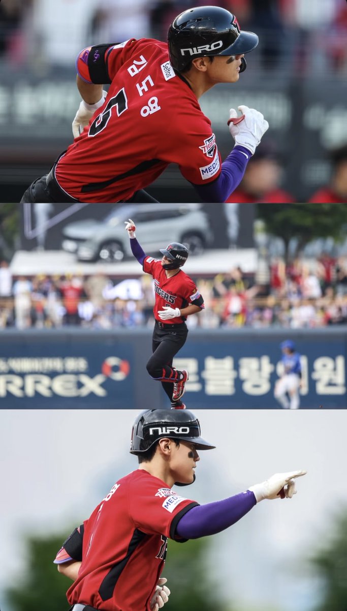 KiAT1g3Rs's tweet photo. 너희낮에도역전홈런치고밤에도역전홈런치는슈퍼스타본적있어? https://t.co/jw01K4AD0A