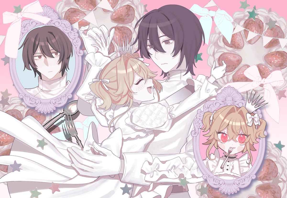 PUPUPEPEP's tweet photo. 最近の絵を置いておきます🤩
人のキャラばかり https://t.co/xeFFALLb8U
