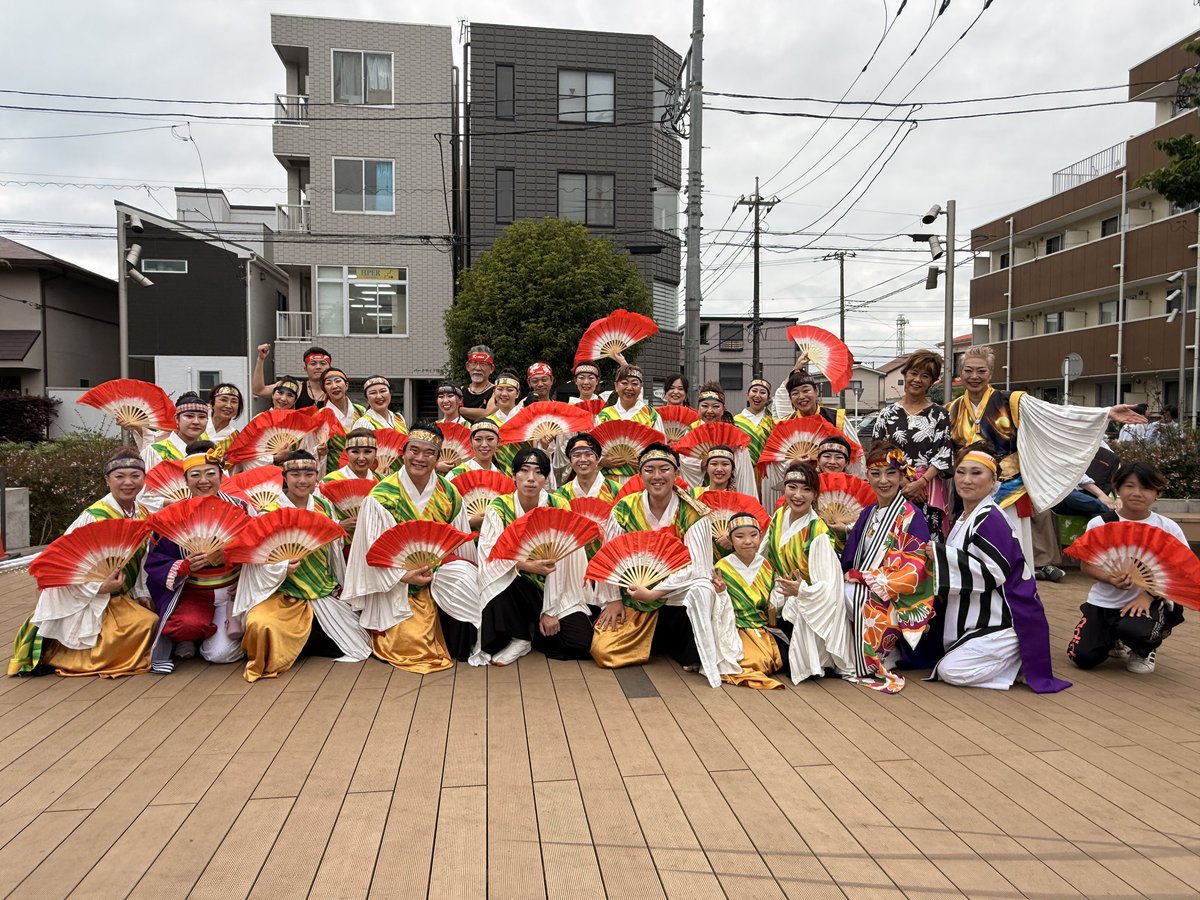 yoiyosakoi's tweet photo. 久しぶりの湘南よさこい！
楽しく演舞させていただきました！
デビューのメンバーも「楽しかった！」そうです♪
応援ありがとうございました♪

来週はいよいよ札幌です💪 https://t.co/Gw7kkjbtD7