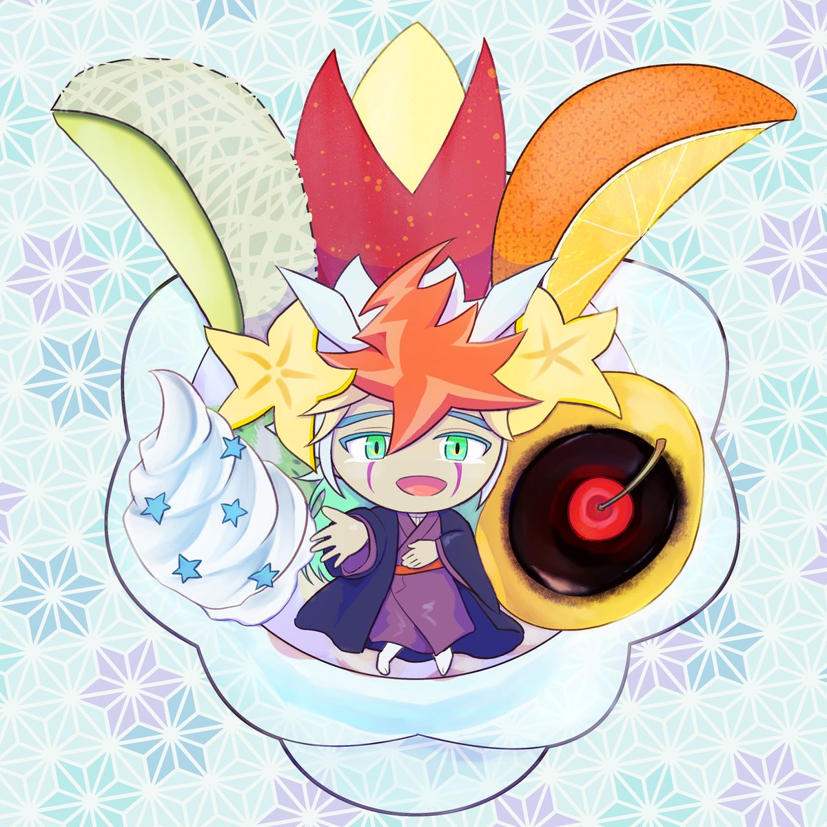 Cnijo45924219's tweet photo. 遊ディアス×フルーツパフェで企画に参加させていただきました！
皆様とっても可愛いし服も素敵で料理も美味しそうで眼福でございます！
素晴らしい作品をありがとうございます！ https://t.co/B7gId5uZDl