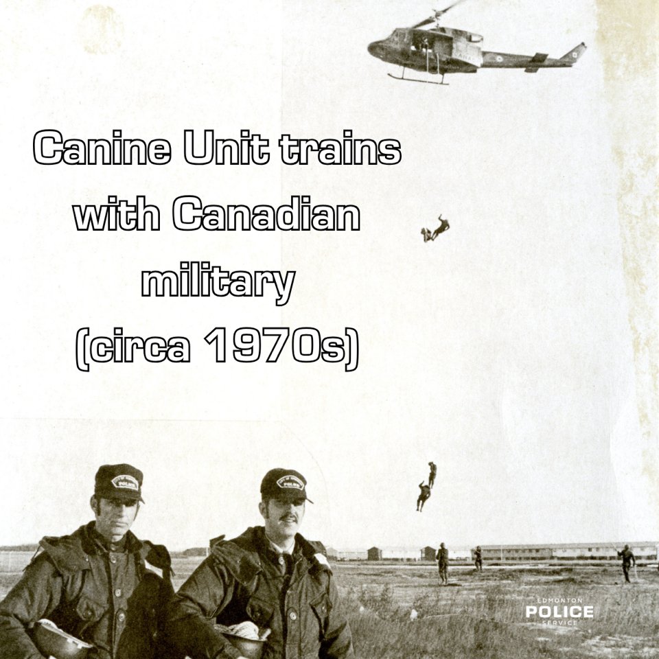 edmontonpolice's tweet photo. On Canadian Armed Forces Day, we honour Edmonton Police officers who have served in Canada’s military, defending the values and freedoms we hold dear.

Officers like Constable William Nixon and Constable Alex Decoteau, who fought in the First World War. Or Sergeant Val Vallevand who was only 17 when he joined the Canadian Army during the Second World War. Or the countless members who have served over the decades, at home and abroad.

We are proud of them and owe them a debt of gratitude. After serving their country, they chose to continue that commitment as members of the EPS.

Past and present, we salute them.