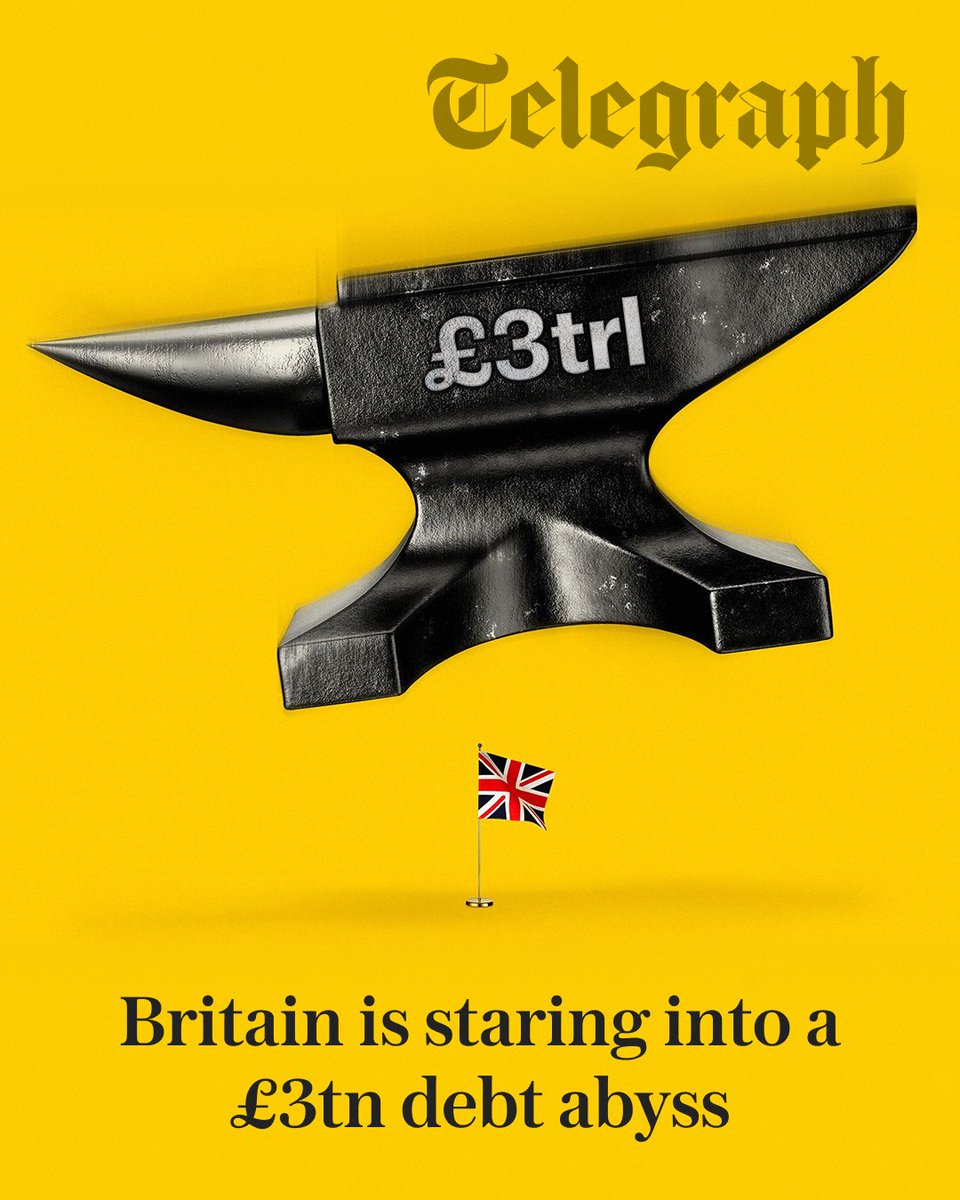 Telegraph's tweet photo. After years of economic crises, rising borrowing, higher spending and repeated failures to reduce the debt burden, the consequences are becoming increasingly difficult to ignore

With £650m added to the bill each day, economists warn an IMF bailout is no longer remote ⤵️
https://t.co/6MwnhhuoAd