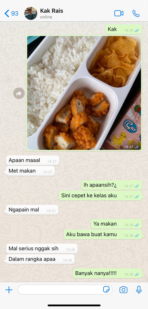 bakatmelucu's tweet photo. Adek masakin Abang bekel or it’s just edisi #NgeRaMal aka Ngepoin Rais dan Kamal pas masih PDKT! https://t.co/CMkDlxnsfp
