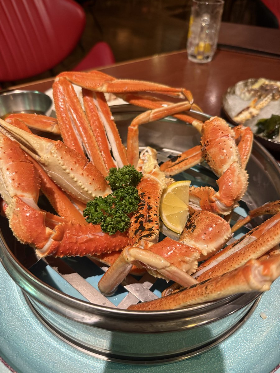y_9645's tweet photo. 今日はEDGEリアカン定例会でした🔫
夕飯ラーメンのつもりがカニ三昧🦀
充実した休みでした😁 https://t.co/2MX2RMOfio