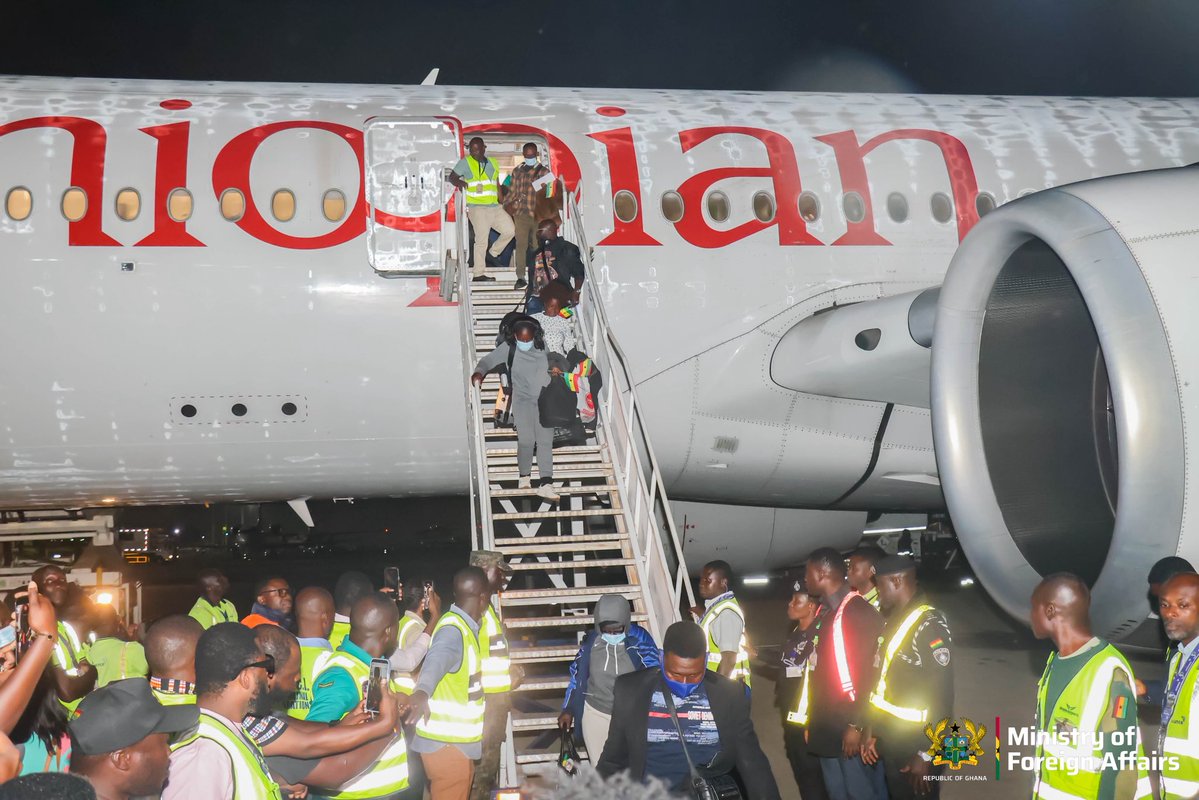 GyakyiQuayson's tweet photo. I joined my able Minister for Foreign Affairs, Hon. Samuel Okudzeto Ablakwa, and other government officials in receiving the second batch of Ghanaian nationals repatriated from South Africa following the recent xenophobic attacks.

We warmly welcomed our compatriots home and reassured them of Government’s commitment to their welfare, safety, and successful reintegration. Arrangements have been made to provide medical care, psychosocial support, and employment assistance to help them rebuild their lives.

I commend all institutions and partners whose coordinated efforts made this evacuation exercise successful. Ghana remains committed to protecting and supporting its citizens wherever they may be.