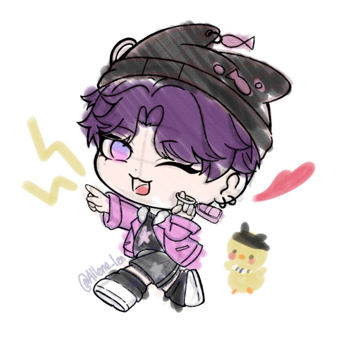 allene_len's tweet photo. Mini Rafayel doodle
#祁煜 #恋与深空 https://t.co/y7yx2dejZD
